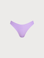 ECONYL® Mor Düz Düşük Bel Bikini Altı - Şık ve Sürdürülebilir
