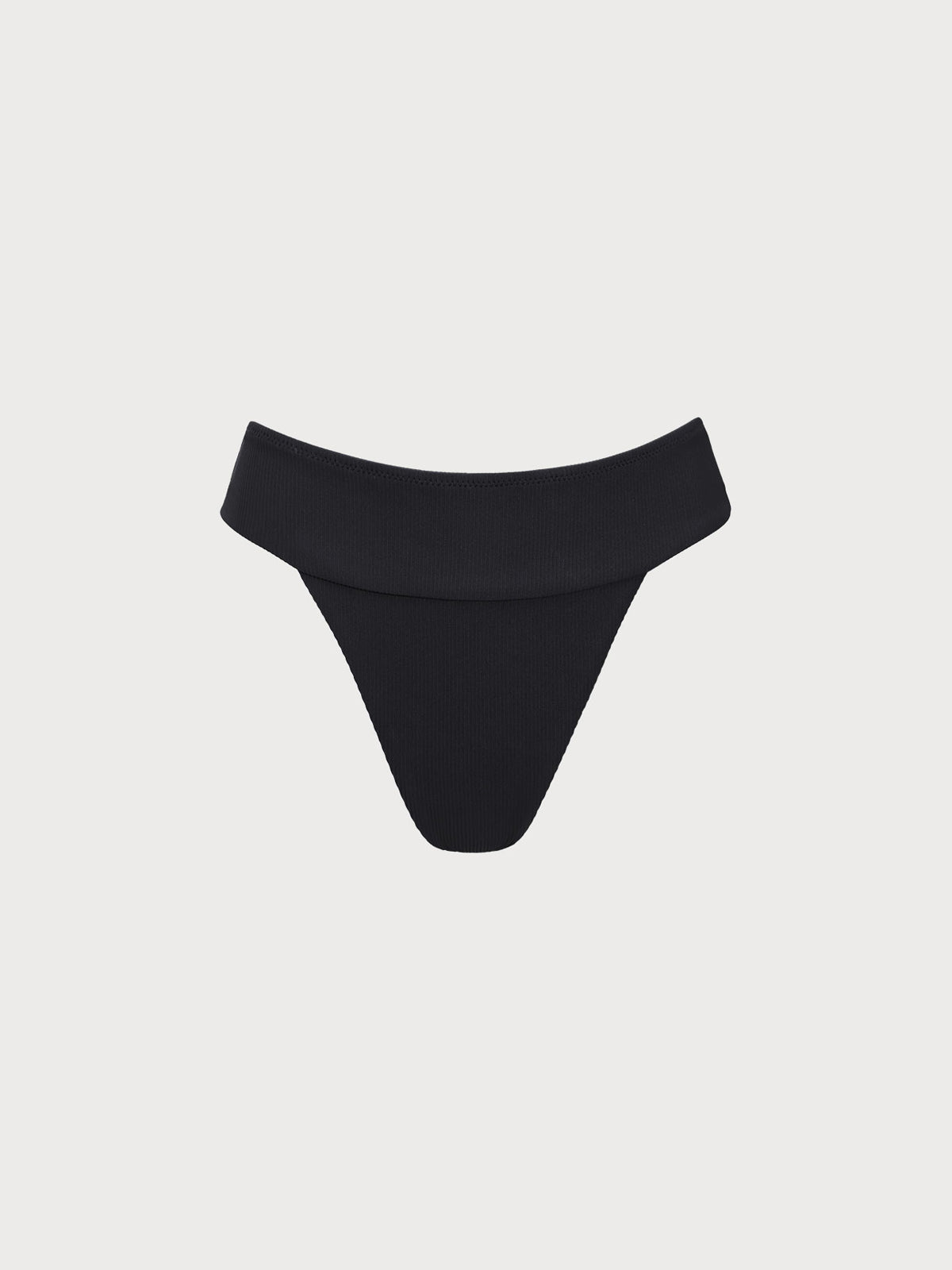 Şık Siyah Yüksek Bel Bikini Altı - Rahat ve Modern