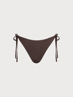 ECONYL® Kahve Renkli Şık Bikini Altı