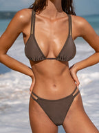 ECONYL® Premium Koyu Kahverengi Bikini Altı - Şık ve Sürdürülebilir