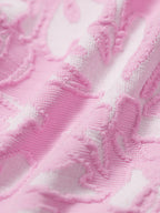 Premium Pembe Dokulu O-Halkalı Bikini Altı