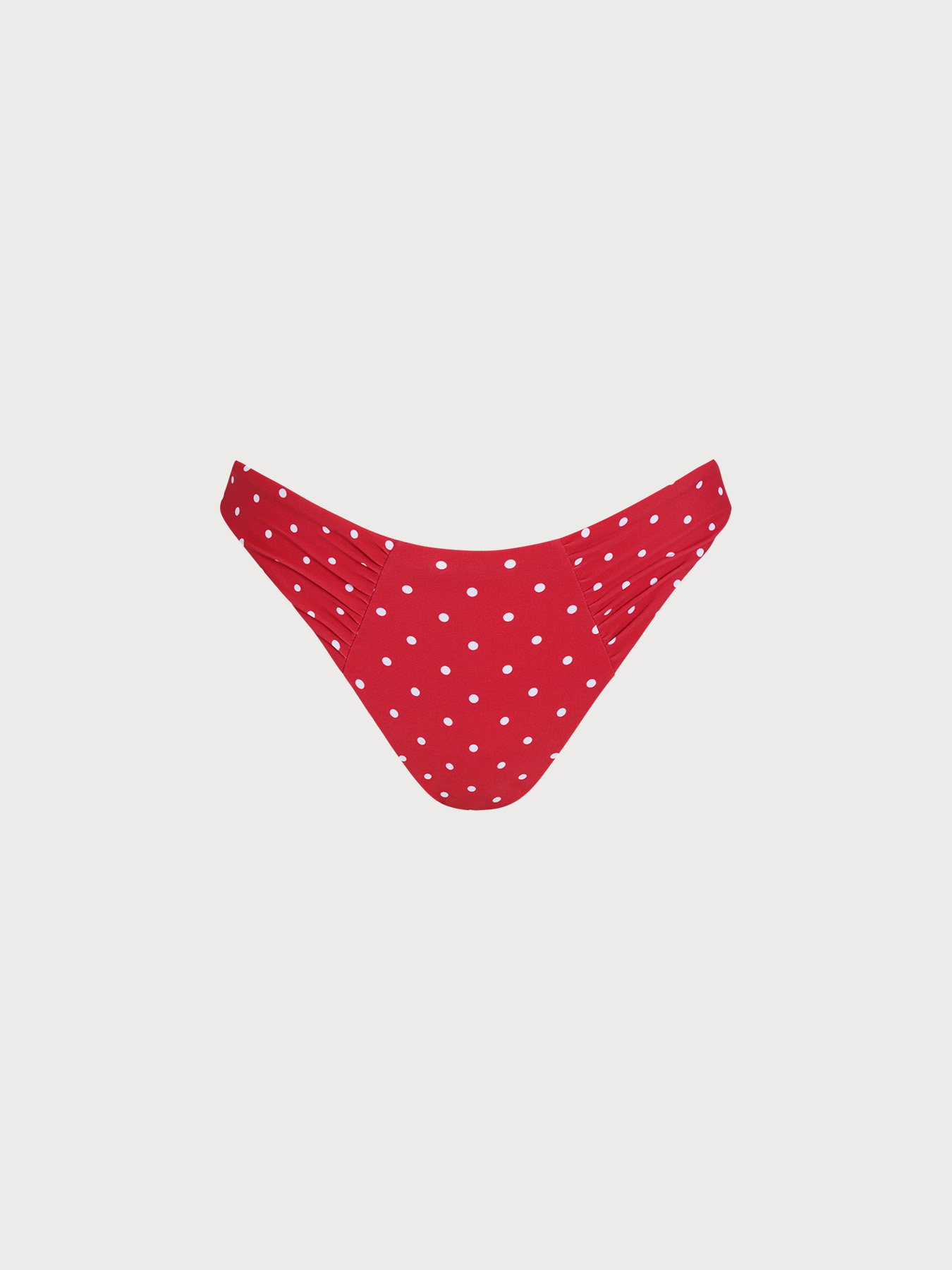 Şık Kırmızı Puantiye Bikini Altı - Yaz Modası
