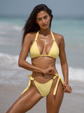 Sarı O-Halka Bikini Altı - Şık ve Rahat Plaj Modası