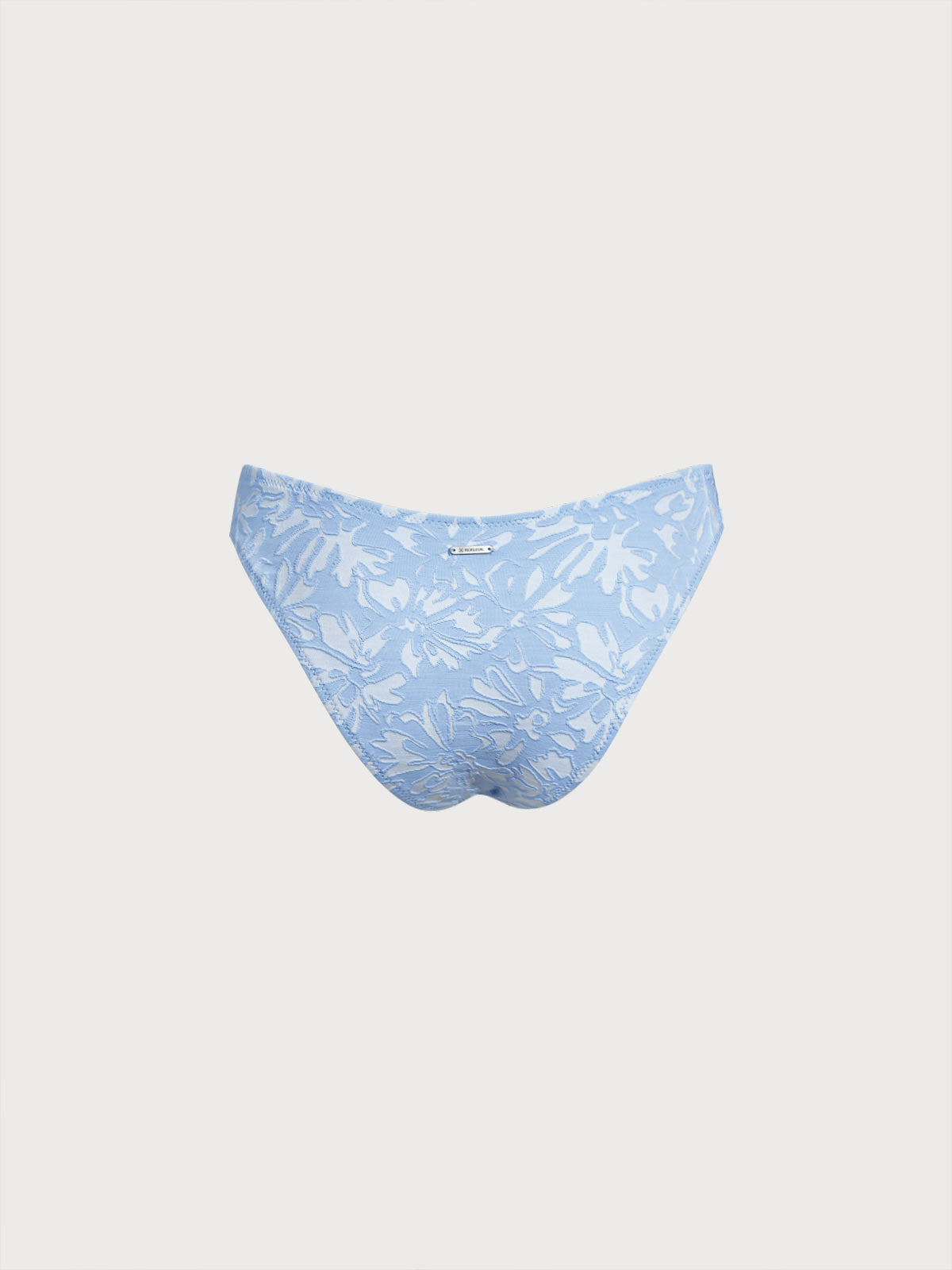 Yazlık Açık Mavi Çiçekli Bikini Altı - Şıklığın Adresi