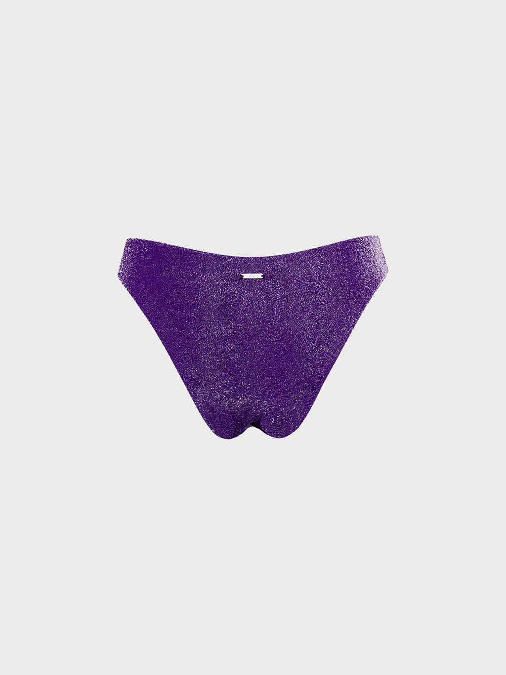 Mor Lurex Bikini Altı - Şık ve Parlak Yaz Plaj Modası