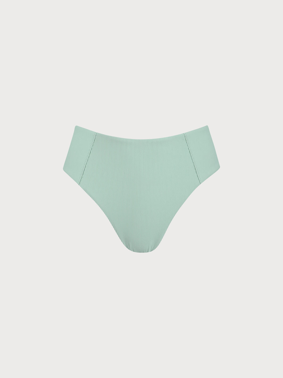 Siyah Ribanalı Yüksek Bel Tam Kapama Bikini Altı