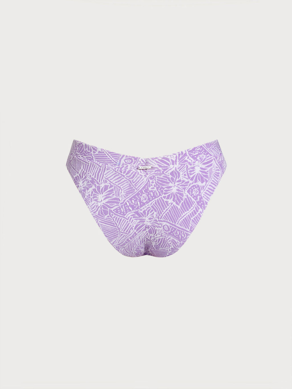Premium Mor Desenli Dokulu Bikini Altı - Şıklığın Adresi