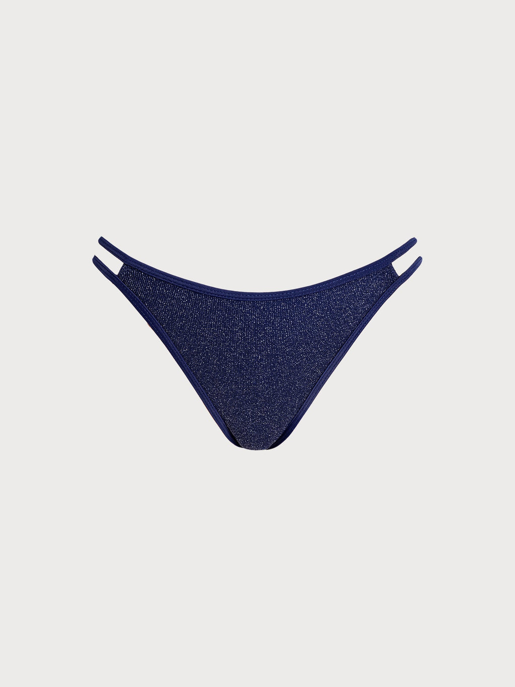 Şık Mavi Kesik Bikini Altı - Yaz Plaj Modası