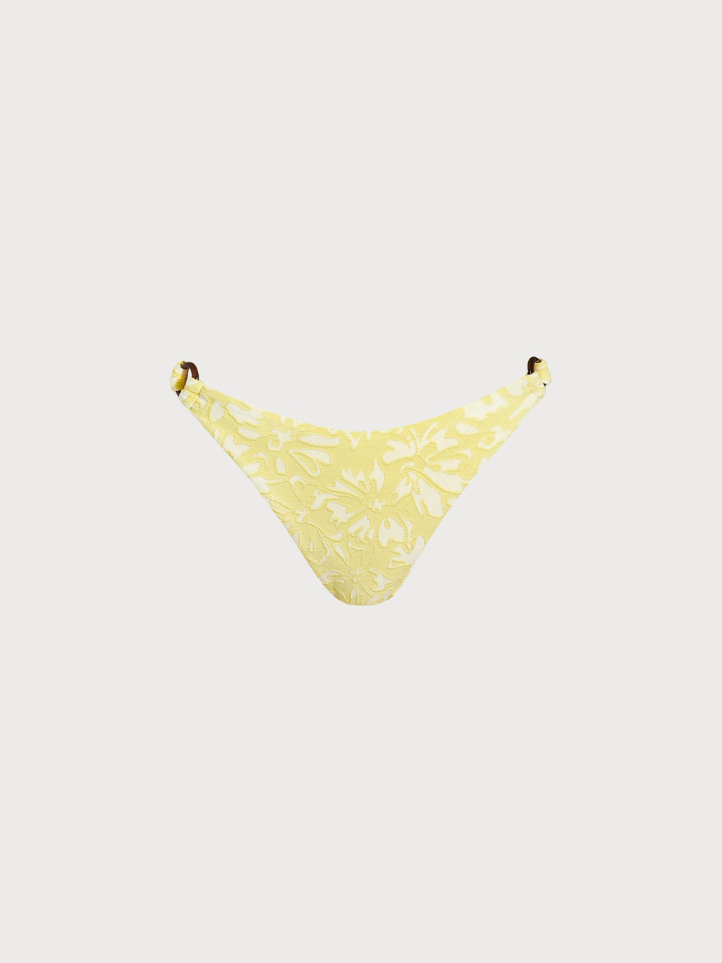 Premium Sarı Dokulu O-Yüzük Bikini Altı - Şıklık ve Konfor