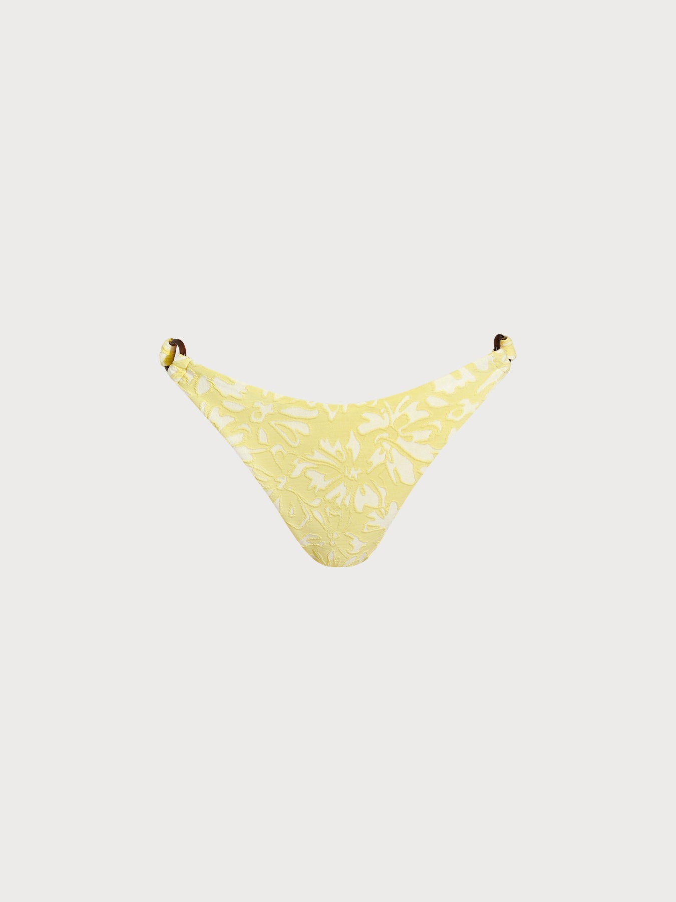 Premium Sarı Dokulu O-Yüzük Bikini Altı - Şıklık ve Konfor