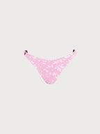 Premium Pembe Dokulu O-Halkalı Bikini Altı