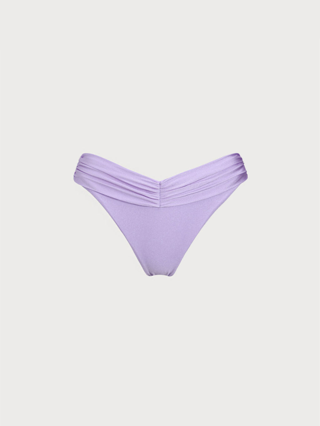 Şık Mor Fırfırlı Bikini Altı - Yaz Plaj Modası