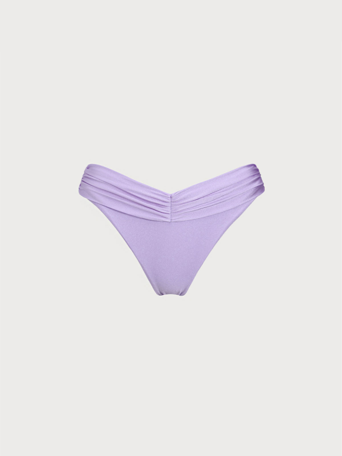 Şık Mor Fırfırlı Bikini Altı - Yaz Plaj Modası