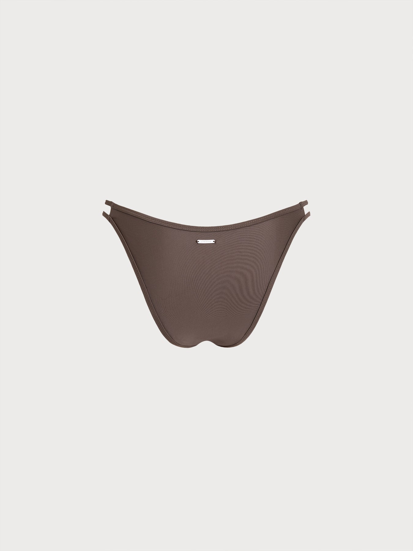 ECONYL® Premium Koyu Kahverengi Bikini Altı - Şık ve Sürdürülebilir
