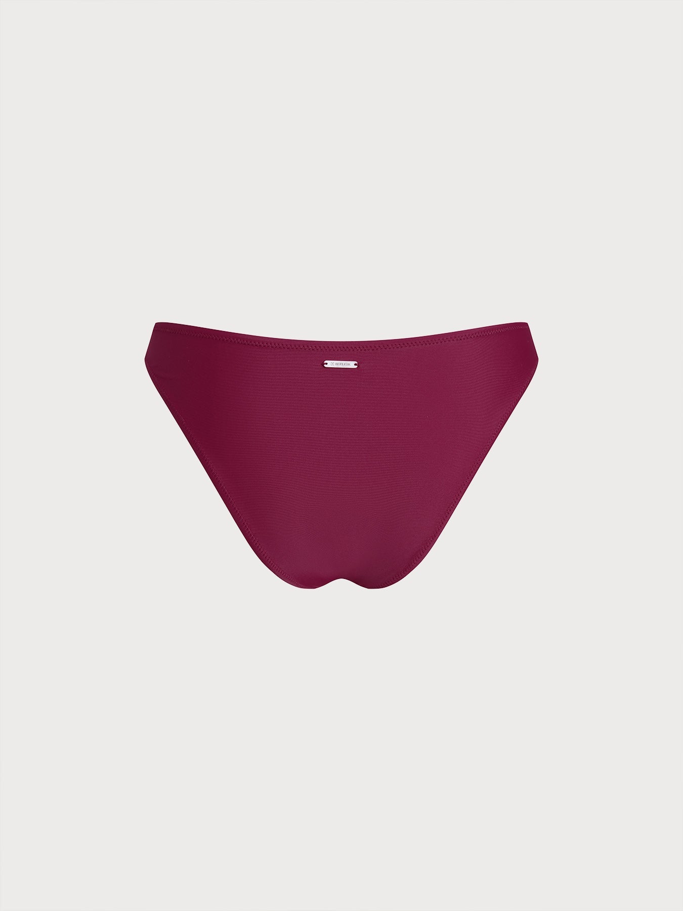 Şarap Kırmızı ECONYL® Premium O-Halka Bikini Altı
