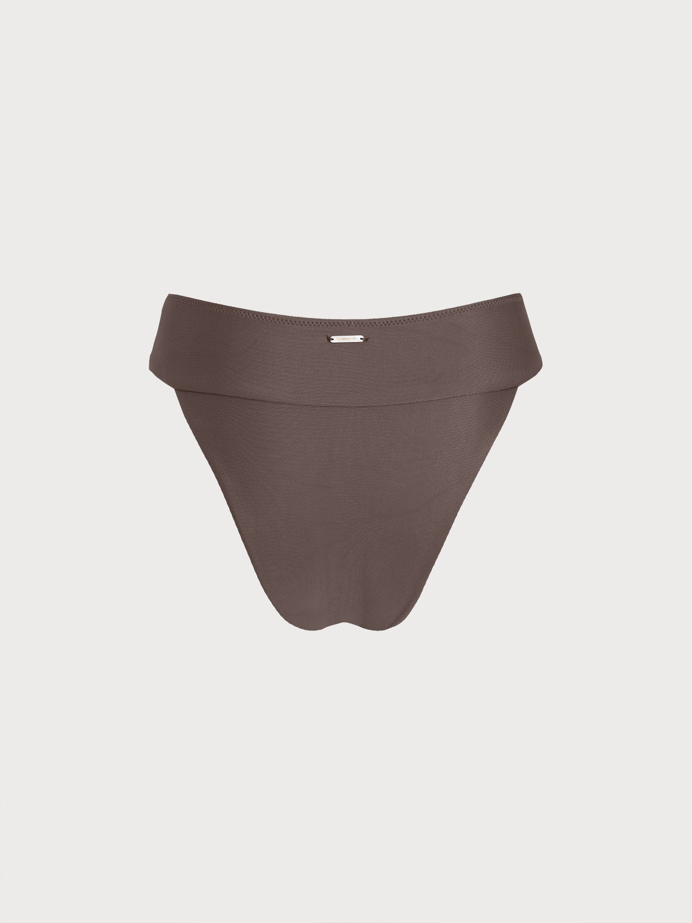 Premium Koyu Kahve Geniş Bel Bikini Altı - ECONYL®