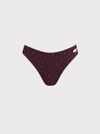 Premium Koyu Kahverengi Dokulu Bikini Altı - Şık ve Rahat