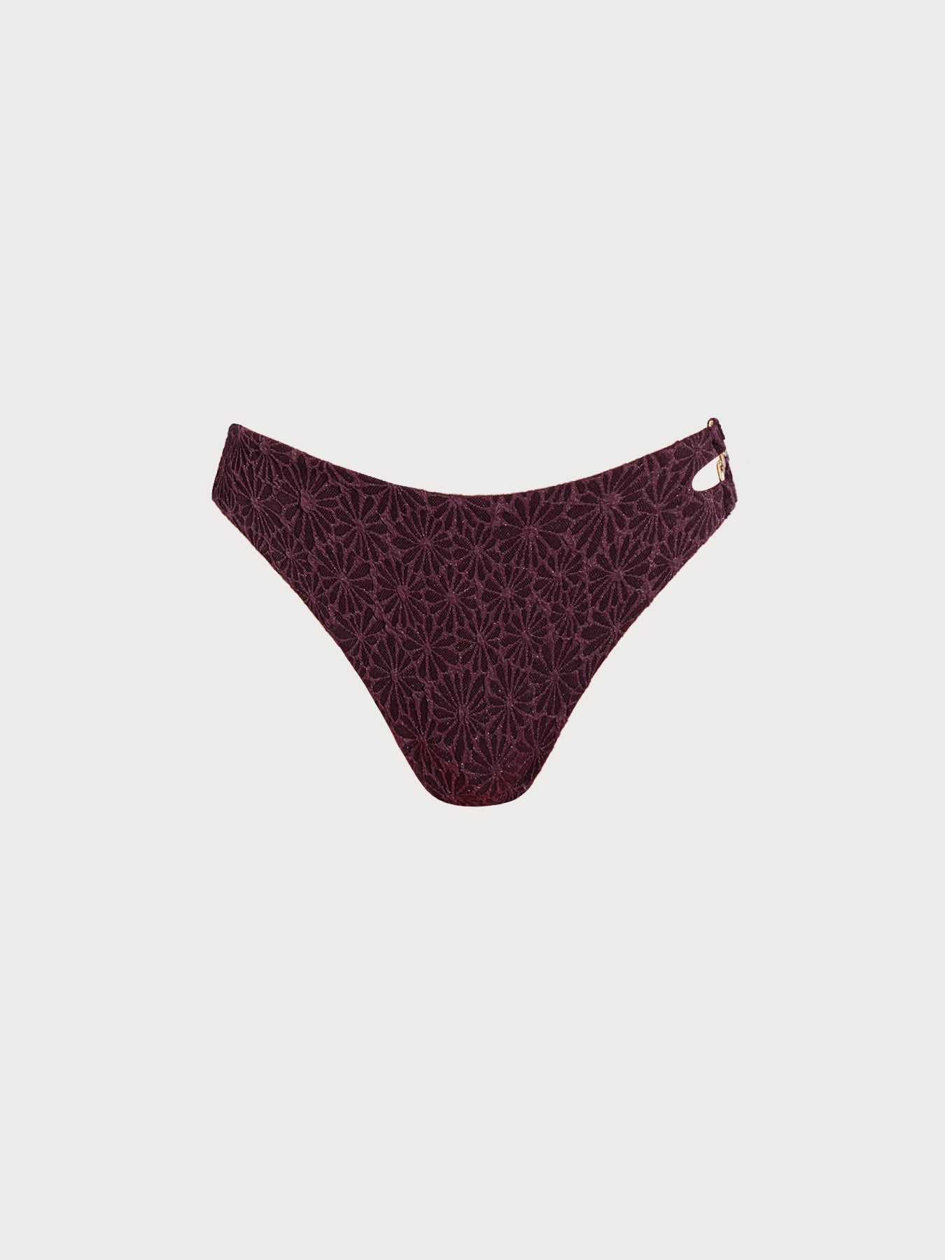 Premium Koyu Kahverengi Dokulu Bikini Altı - Şık ve Rahat