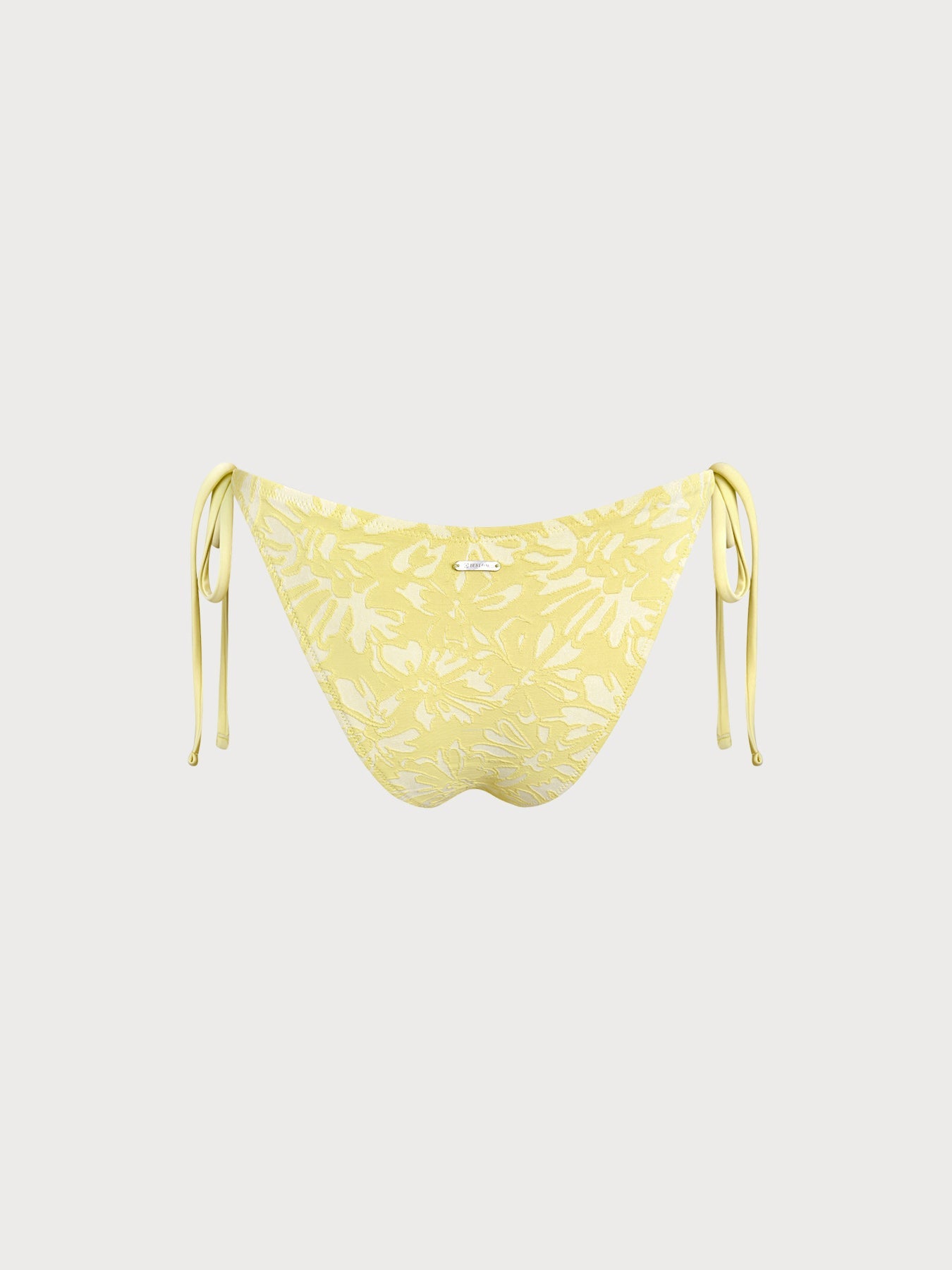 Şık Sarı Dokulu Bikini Altı - Yaz Modası