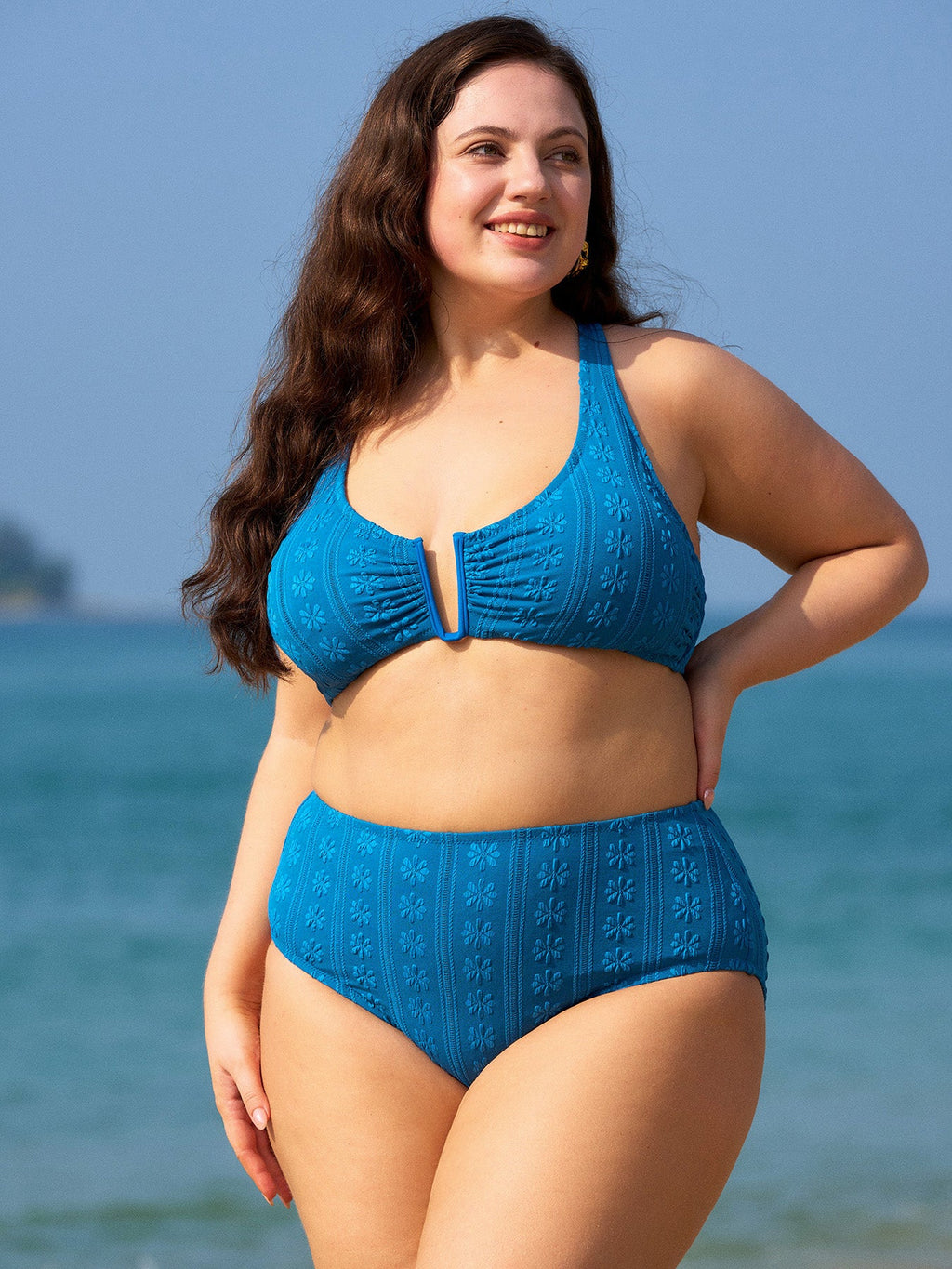 Mavi Jakarlı Büyük Beden Bikini Altı - Şık ve Rahat Seçim