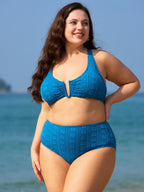 Mavi Jakarlı Büyük Beden Bikini Altı - Şık ve Rahat Seçim