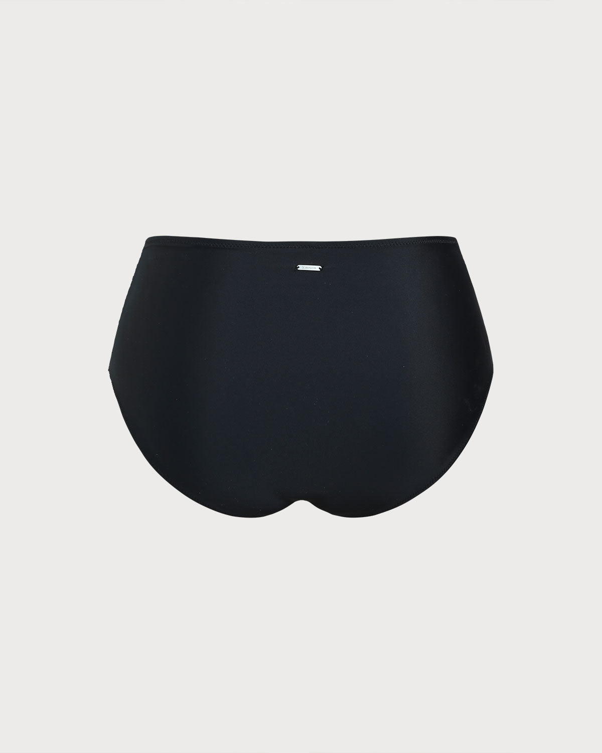 Şık Siyah Büyük Beden Kırışık Bikini Altı