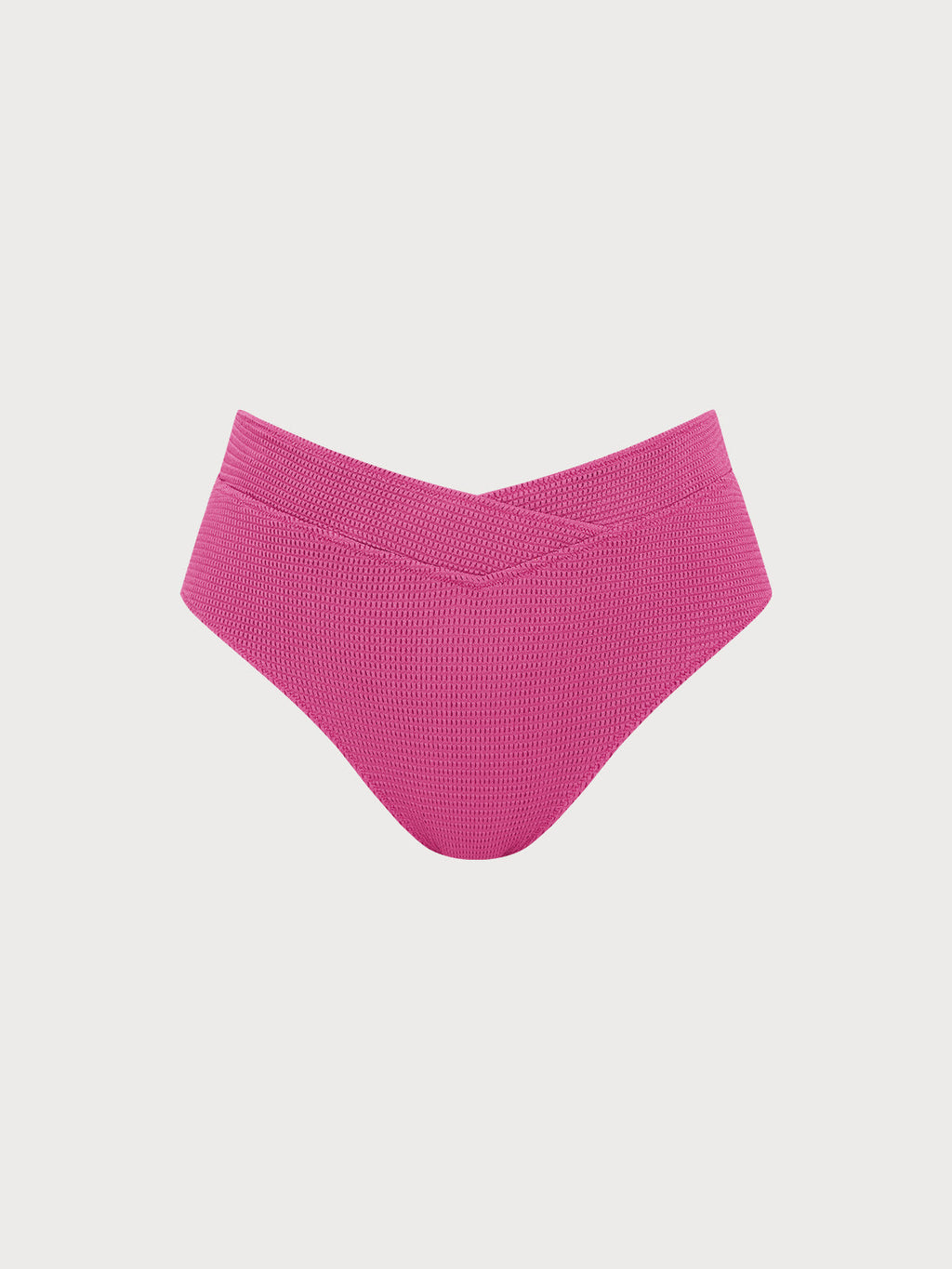 Premium Pembe V Kesim Büyük Beden Tankini Altı