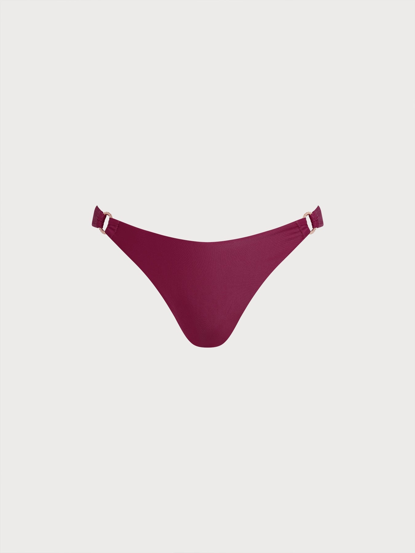 Şarap Kırmızı ECONYL® Premium O-Halka Bikini Altı
