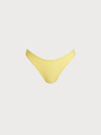 Yüksek Bel Sarı Bikini Altı - Tam Kapsama Konforu