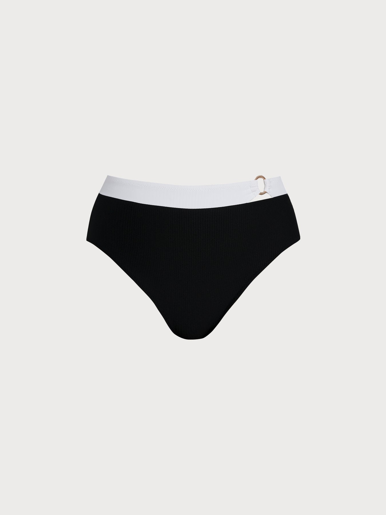 Premium Siyah Büyük Beden Doğal Bel Destekli Bikini Altı