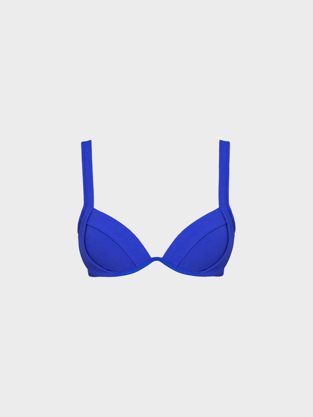 Şık Mavi Destekli Bikini Üstü - Yaz Plaj Modası