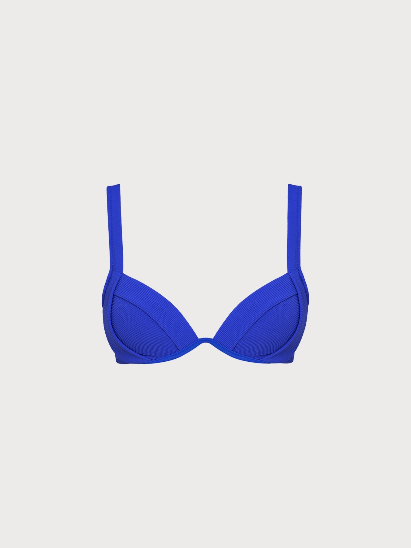 Şık Mavi Destekli Bikini Üstü - Yaz Plaj Modası