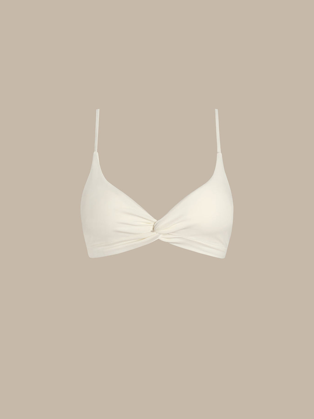 ECONYL® Off White Dönüşümlü Bikini Üstü - Şık ve Sürdürülebilir