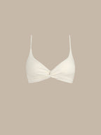 ECONYL® Off White Dönüşümlü Bikini Üstü - Şık ve Sürdürülebilir
