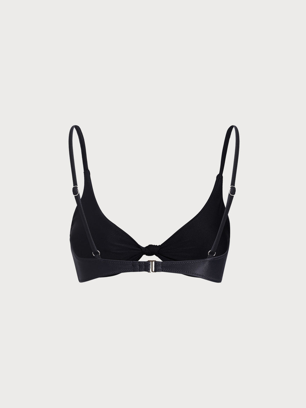 ECONYL® Siyah Düğüm Bikini Üstü - Şık ve Sürdürülebilir