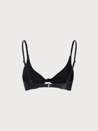 ECONYL® Siyah Düğüm Bikini Üstü - Şık ve Sürdürülebilir