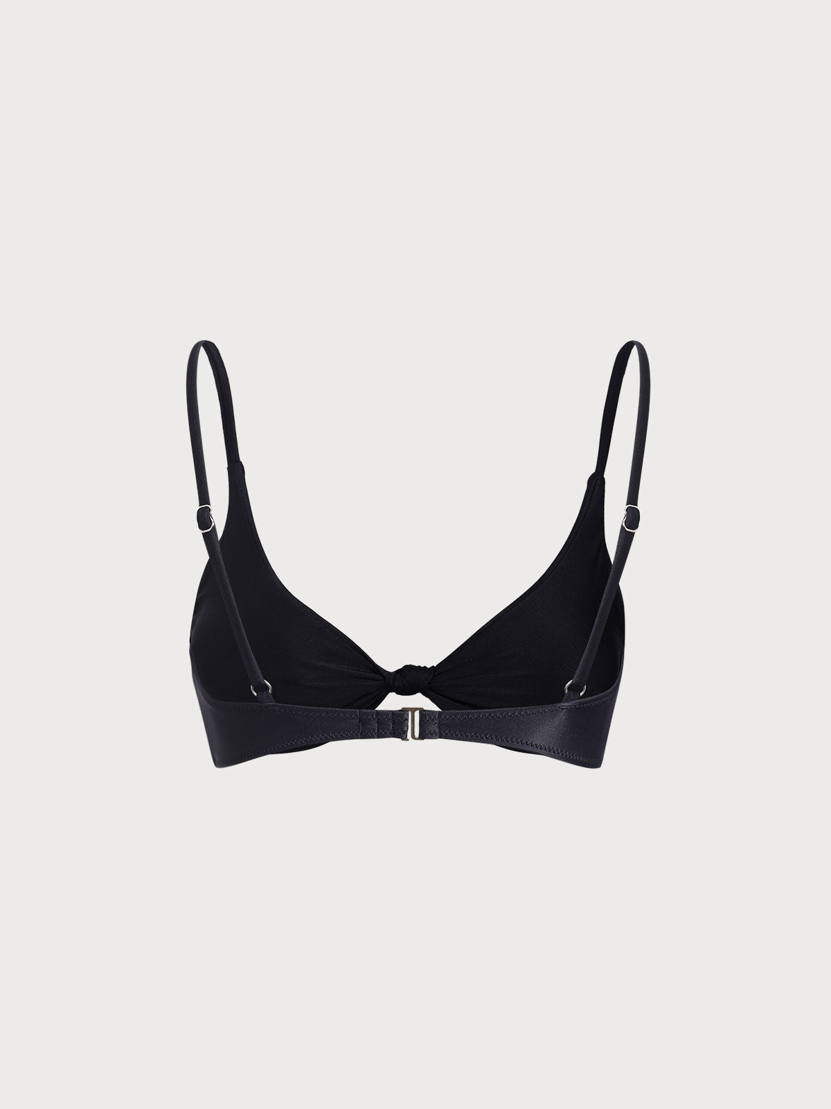 ECONYL® Siyah Düğüm Bikini Üstü - Şık ve Sürdürülebilir
