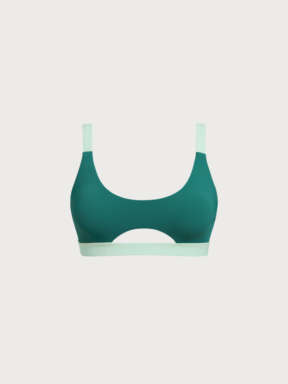 Yeşil Kontrast Detaylı Bikini Üstü - Şık ve Rahat