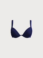 Desteksiz Lacivert Bikini Üstü - Şık ve Rahat Yaz Modası