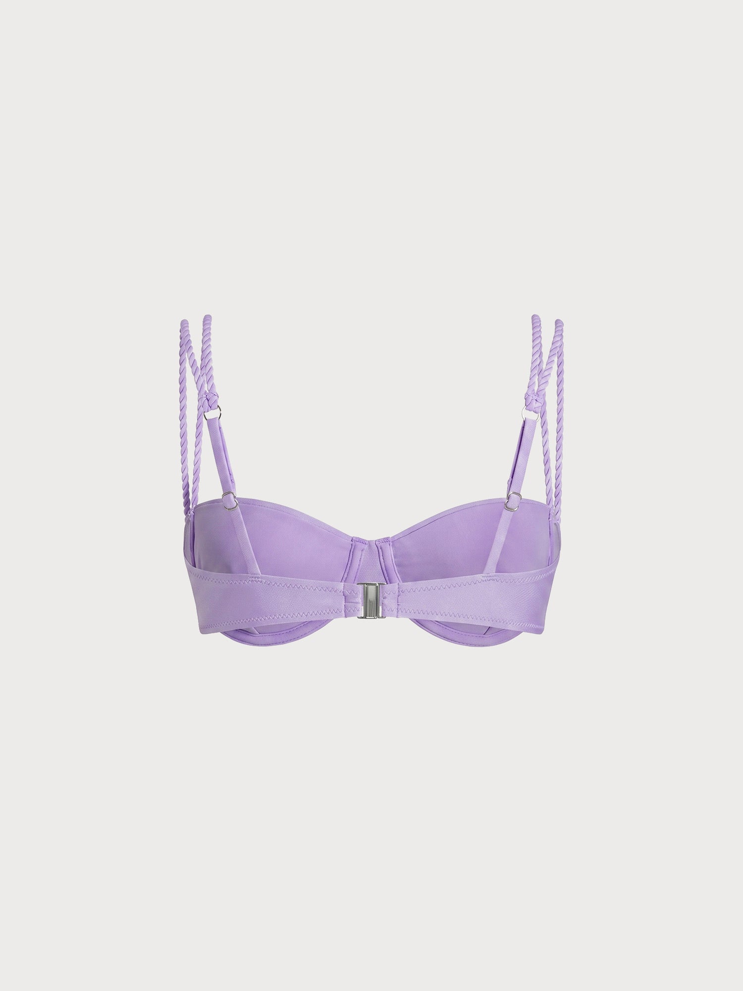 Mor Destekli İkili Kayışlı Bikini Üstü - Şık ve Rahat