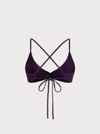 Koyu Mor X-Cross Bikini Üstü - Şık ve Rahat Yaz Modası