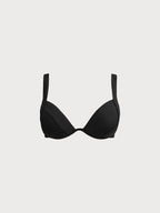 Şık Siyah Destekli Bikini Üstü - Konfor ve Stil Bir Arada