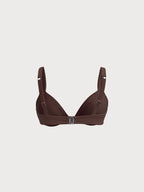 Premium Kahve Renk Desteksiz Bikini Üstü - Şık ve Rahat