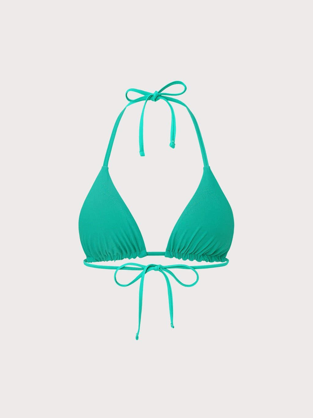 Yeşil Işıltılı Üçgen Bikini Üstü - Şık ve Rahat