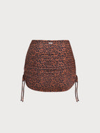 Şık Leopar Desenli Midi Etek - Trendy ve Rahat