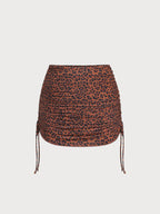 Şık Leopar Desenli Midi Etek - Trendy ve Rahat