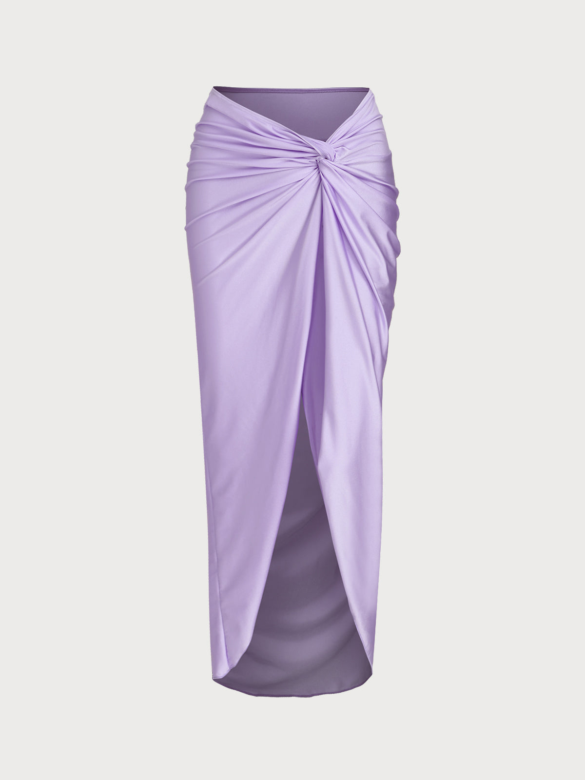 Şık Mor Pliseli Midi Etek - Rahat ve Trend Tasarım