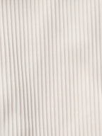 Off White Çapraz Sırtlı Tummy Control Tek Parça Mayo - Uzun Torso