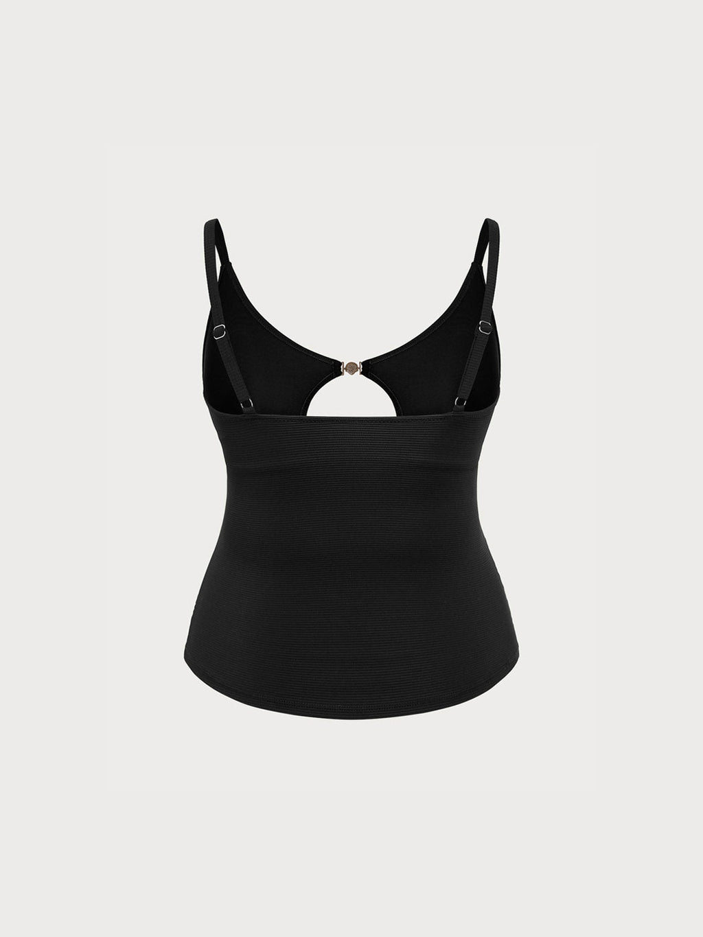 Şık Kesim Altın Detaylı Tankini Üst - Yaz Plaj Modası