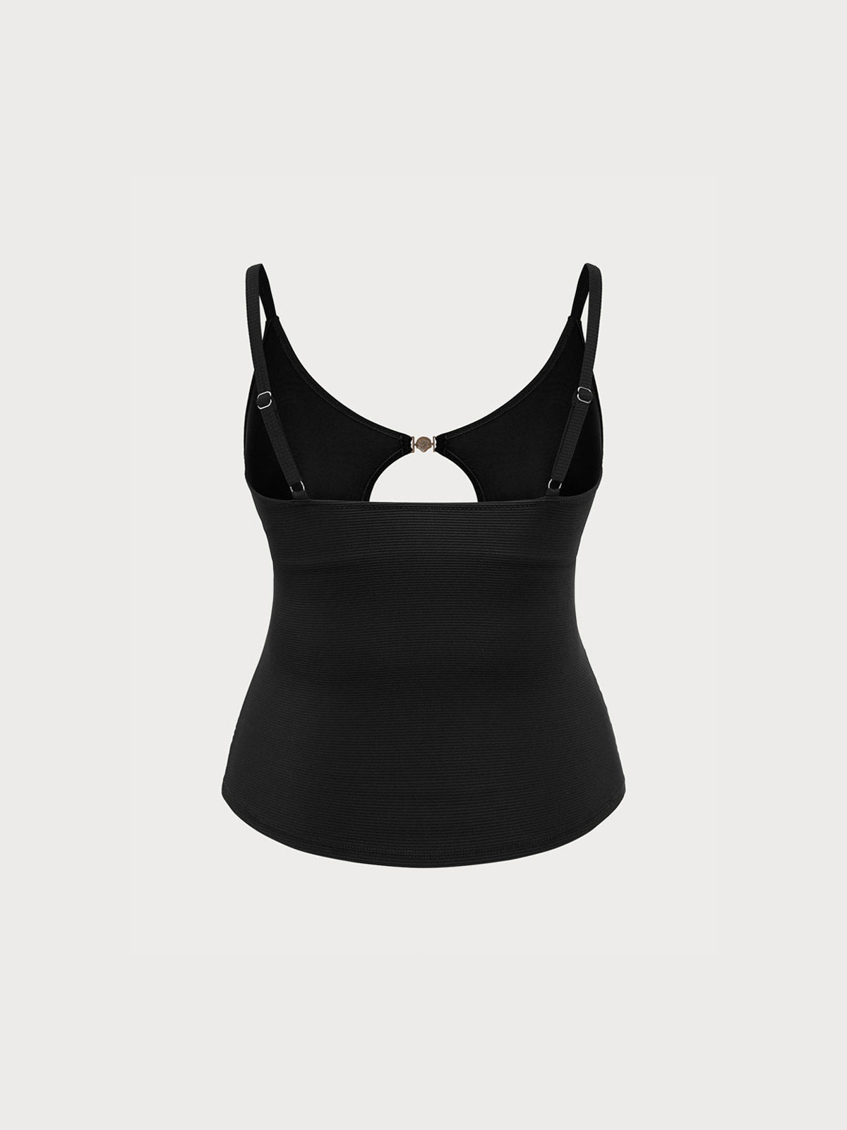 Şık Kesim Altın Detaylı Tankini Üst - Yaz Plaj Modası